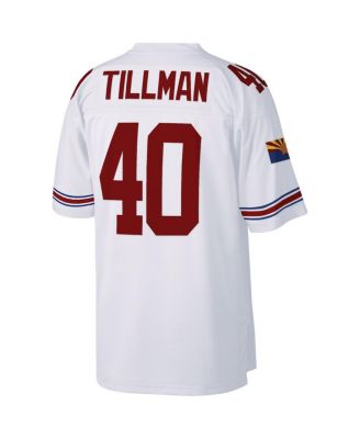 Men's Pat Tillman White Arizona Cardinals Big and Tall 2000 Retired Player Replica Jersey