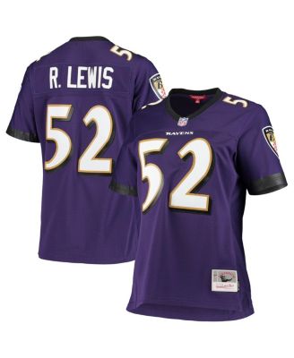 Women's Ray Lewis Purple Baltimore Ravens Legacy Replica Team Jersey