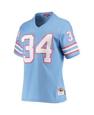 Women's Earl Campbell Light Blue Houston Oilers 1980 Legacy Replica Jersey