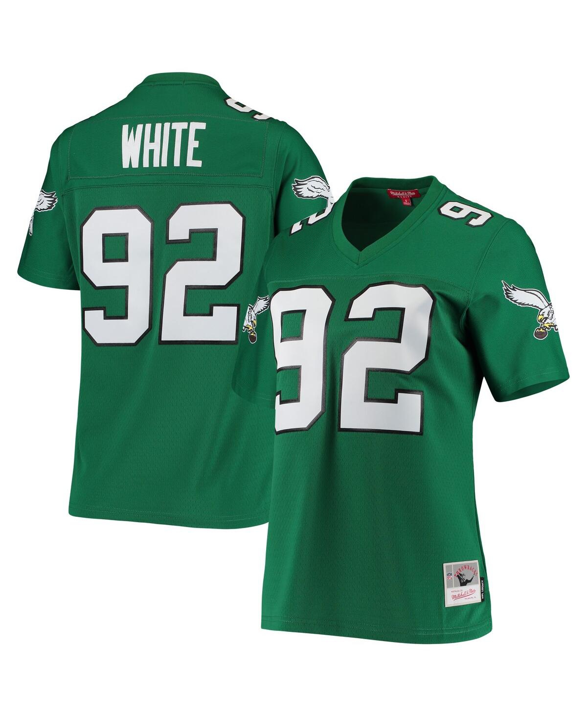 Women's Mitchell & Ness Reggie WhitePhiladelphia Eagles 1990 Legacy Replica Jersey - Kelly Green