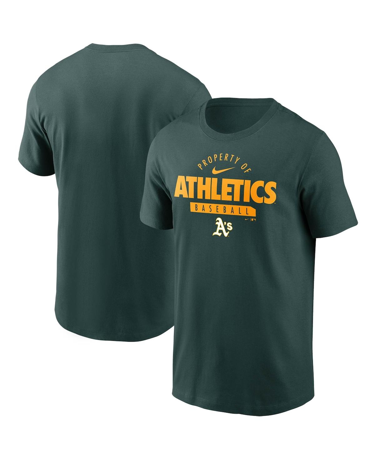 Shop Nike Men's  Green Oakland Athletics Primetime Property Of Practice T-shirt