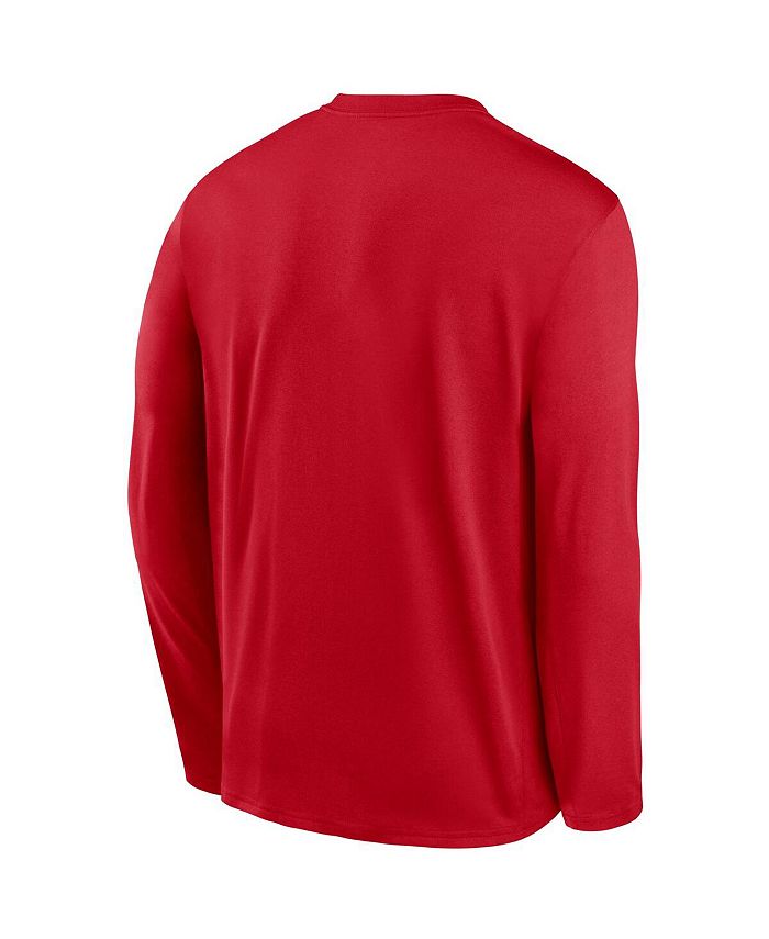 Nike Men's St. Louis Cardinals Drop Tail Long Sleeve T-Shirt - Macy's