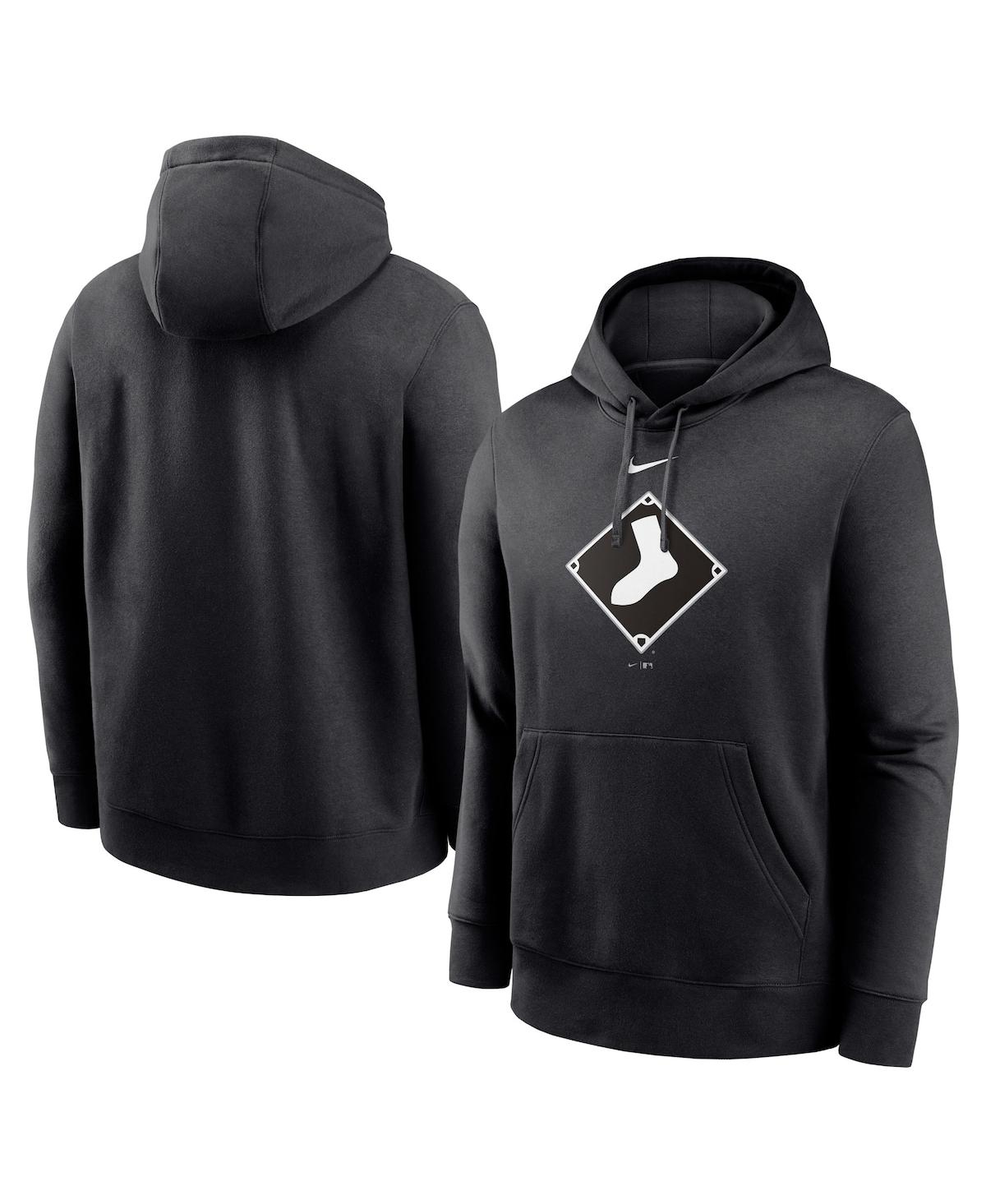Shop Nike Men's  Black Chicago White Sox Alternate Logo Club Pullover Hoodie