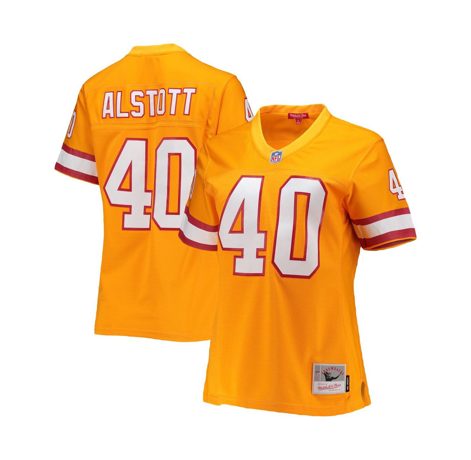 Women's Mike Alstott Orange Tampa Bay Buccaneers Legacy Replica Player Jersey