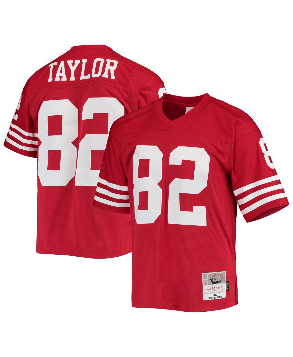 Men's Mitchell & Ness John TaylorSan Francisco 49ers 1990 Legacy Replica Jersey - Scarlet