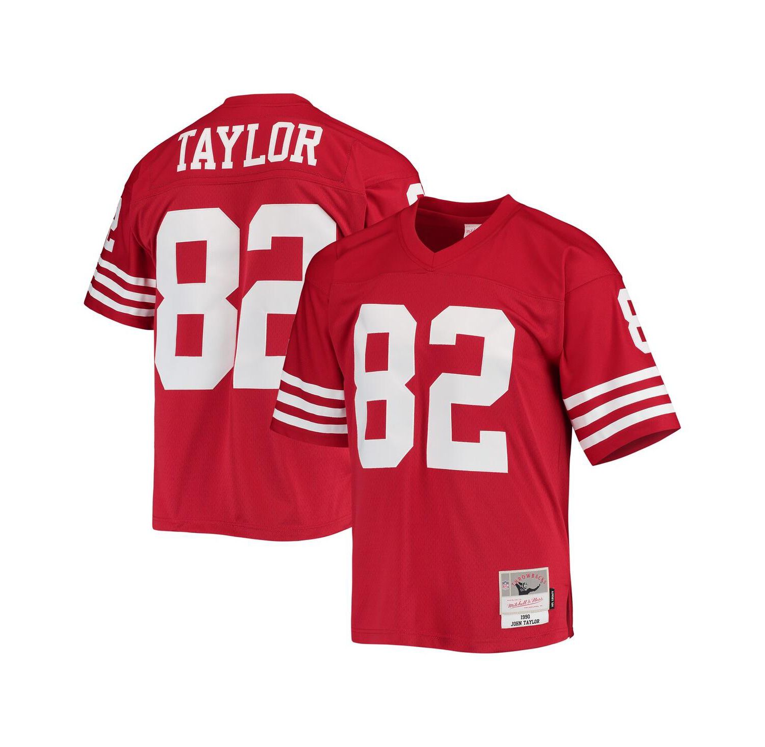 Men's John Taylor Scarlet San Francisco 49ers 1990 Legacy Replica Jersey