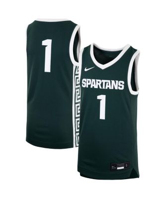 Big Boys #1 Green Michigan State Spartans Team Replica Basketball Jersey