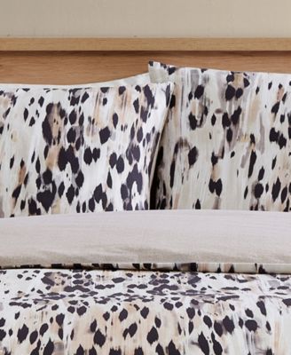 Abstract Leopard 3 Piece Comforter Set, King