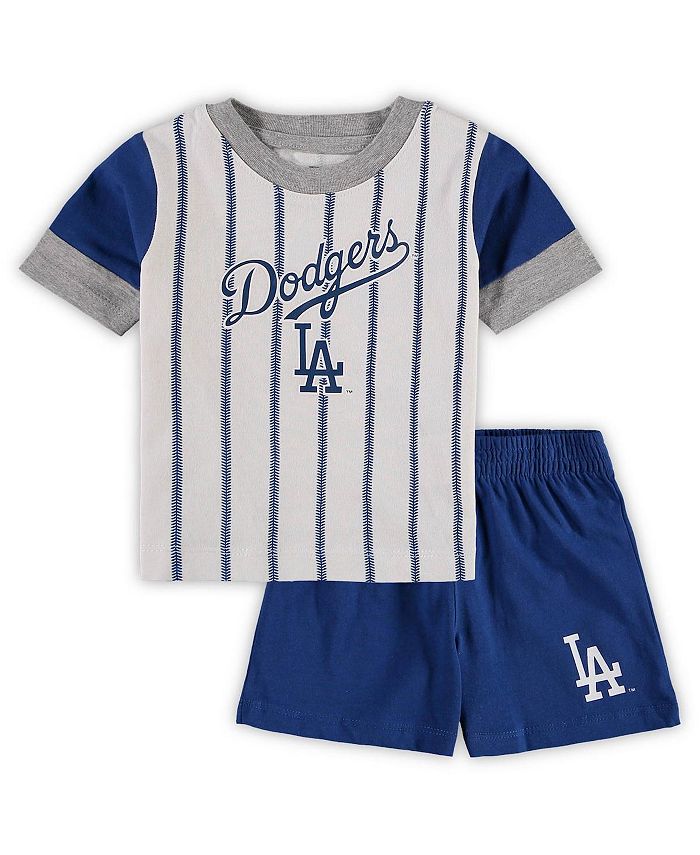Outerstuff Toddler Boys White, Royal Los Angeles Dodgers Position Player T- shirt and Shorts Set - Macy's