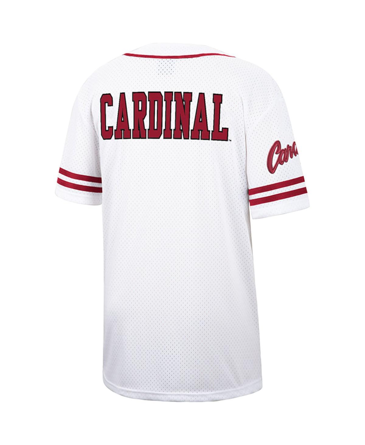 Men's Colosseumand Cardinal Stanford Cardinal Free Spirited Baseball Jersey - White, Cardinal