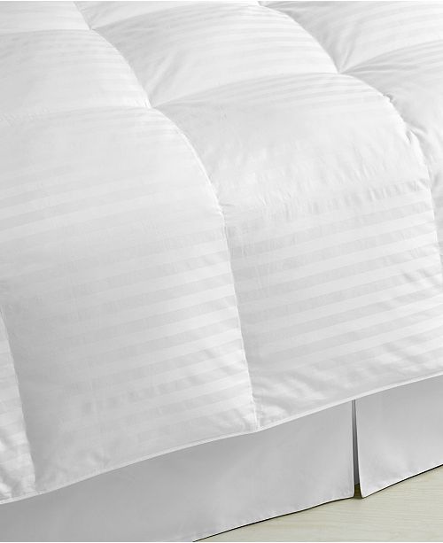 Blue Ridge Lightweight Damask Stripe Down Twin Comforter 350