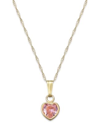 pink gold necklace chain