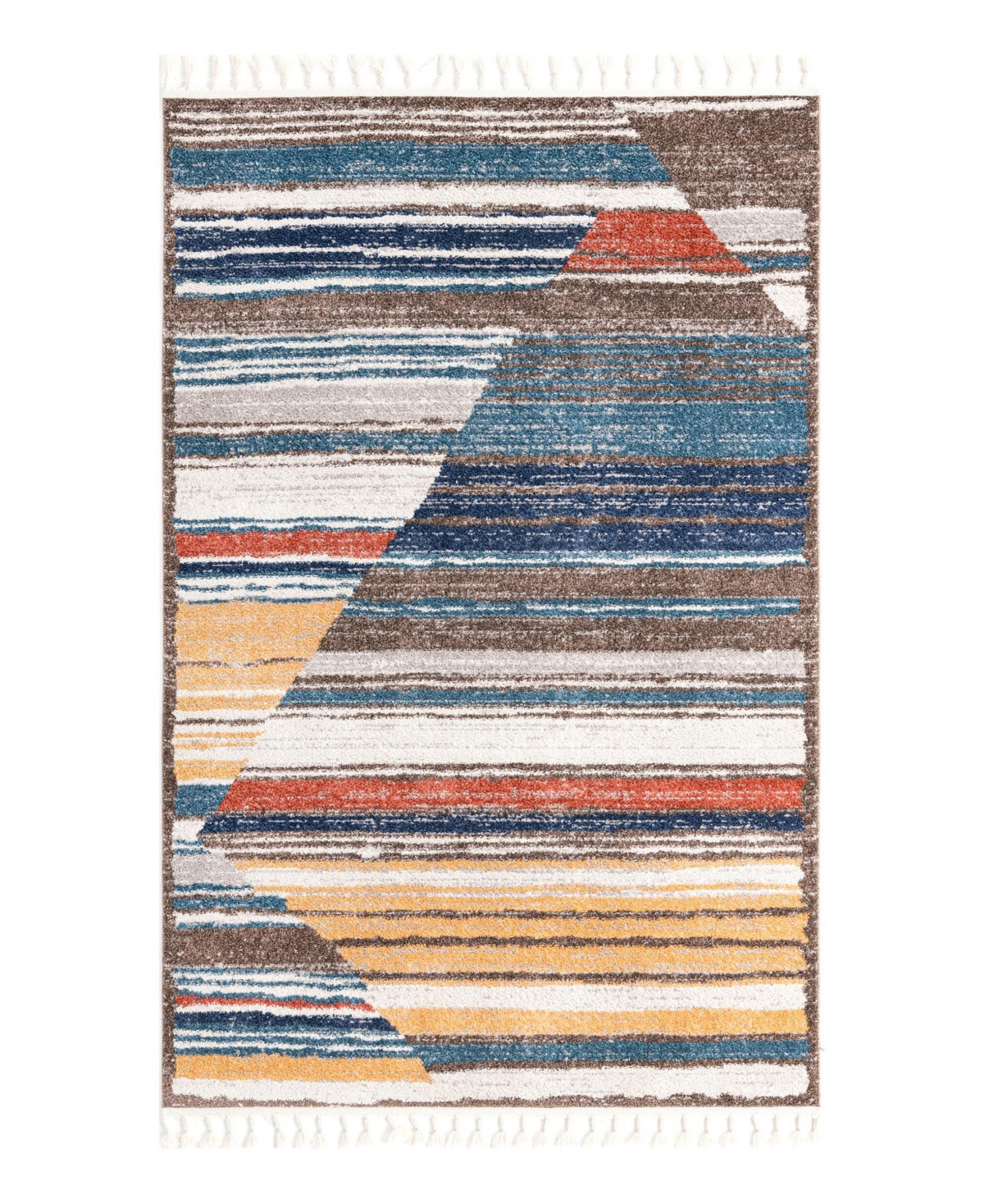 Bayshore Home Porthos Por14 5'3" X 8' Area Rug In Multi