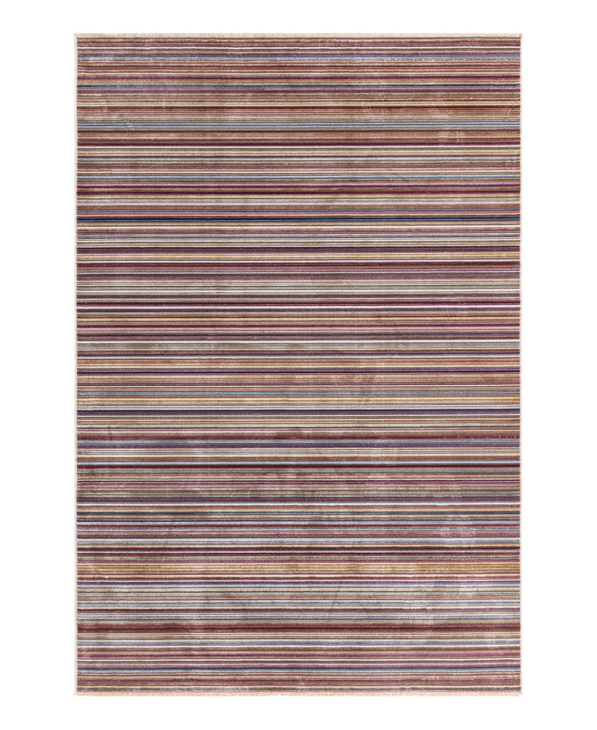 Bayshore Home Closeout!  High-low Pile Iyer Iye11 5'3" X 7'9" Area Rug In Multi