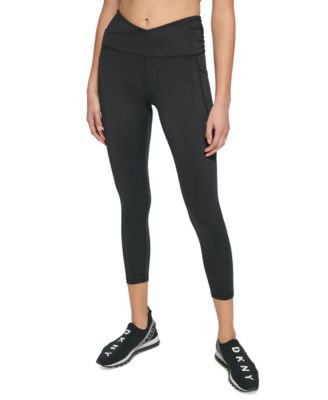 DKNY Women's Balance Compression Racerback Crop Bra Top & Super Soft  Leggings - Macy's