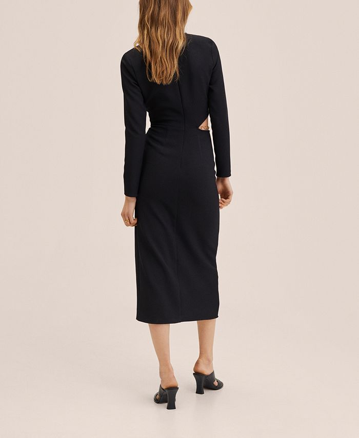 MANGO Women's CutOut Bodycon Dress Macy's