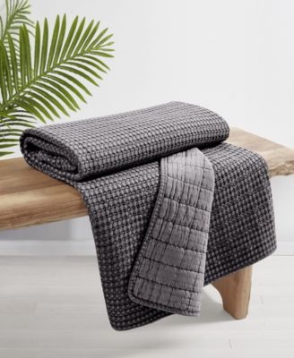 Mills Waffle Stitched Quilted Throw, 60" x 50"