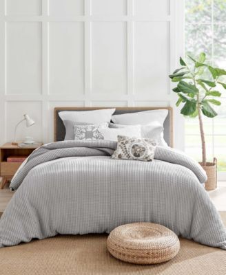 Mills Waffle Classic 3-Pc. Duvet Cover Set, Full/Queen