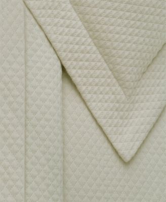 100% Cotton Diamond Solitaire All-Season 3-Piece Coverlet Set, King