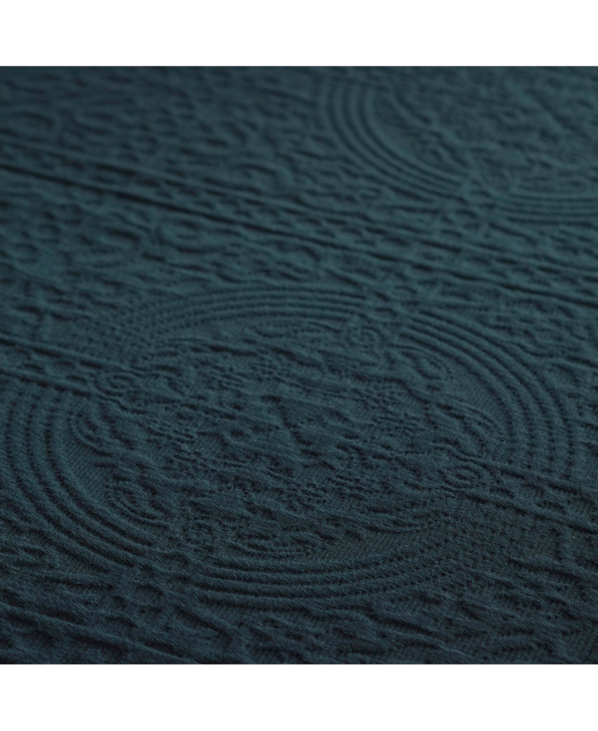 Superior 100% Cotton Fleur De Lis Medallion All-Season -Piece Coverlet Set