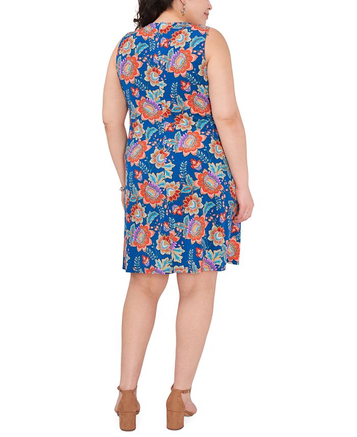 Msk Plus Size Printed Dress Macys 2539