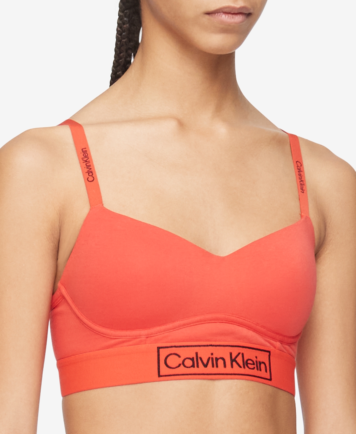 Calvin Klein Women's Reimagined Heritage Light Lined Bralette QF6770