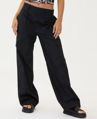 Cotton on Plus Size Trendy Bobbie Cargo Pants Black