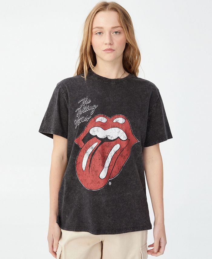 COTTON ON Women's Rolling Stones T-Shirt - Macy's