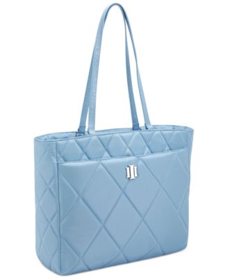 Photo 1 of INC INTERNATIONAL CONCEPTS Ryenne Quilted Nylon Tote 17"W x 12.5"H x 4"D
Large sized bag
Zip closure
Interior: 2 interior slip pockets & 1 zip pocket
Exterior:1 back zip pocket,1 front pockets,body with quilting, logo charm