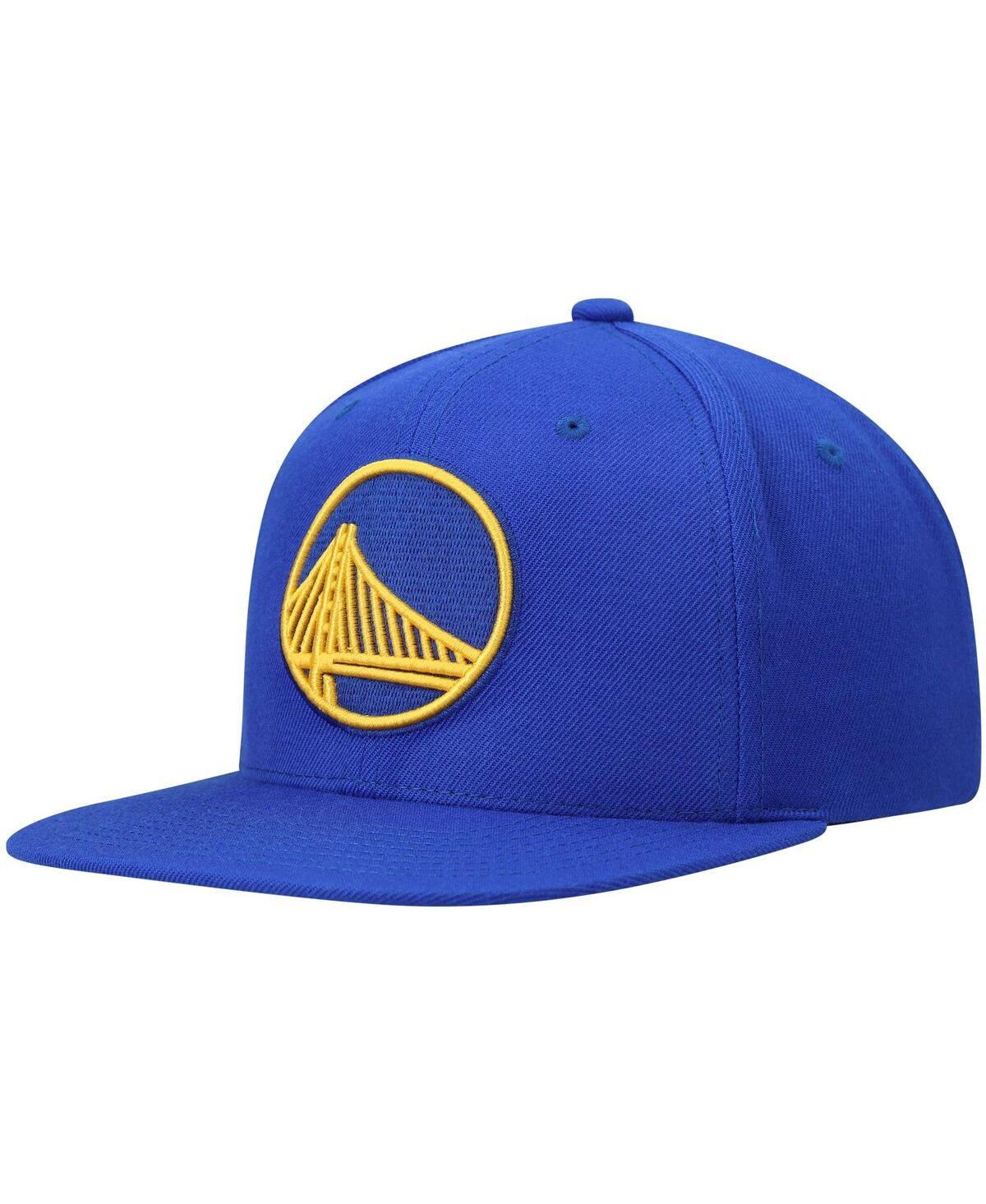 Mitchell & Ness Men's  Royal Golden State Warriors Ground 2.0 Snapback Hat In Royal