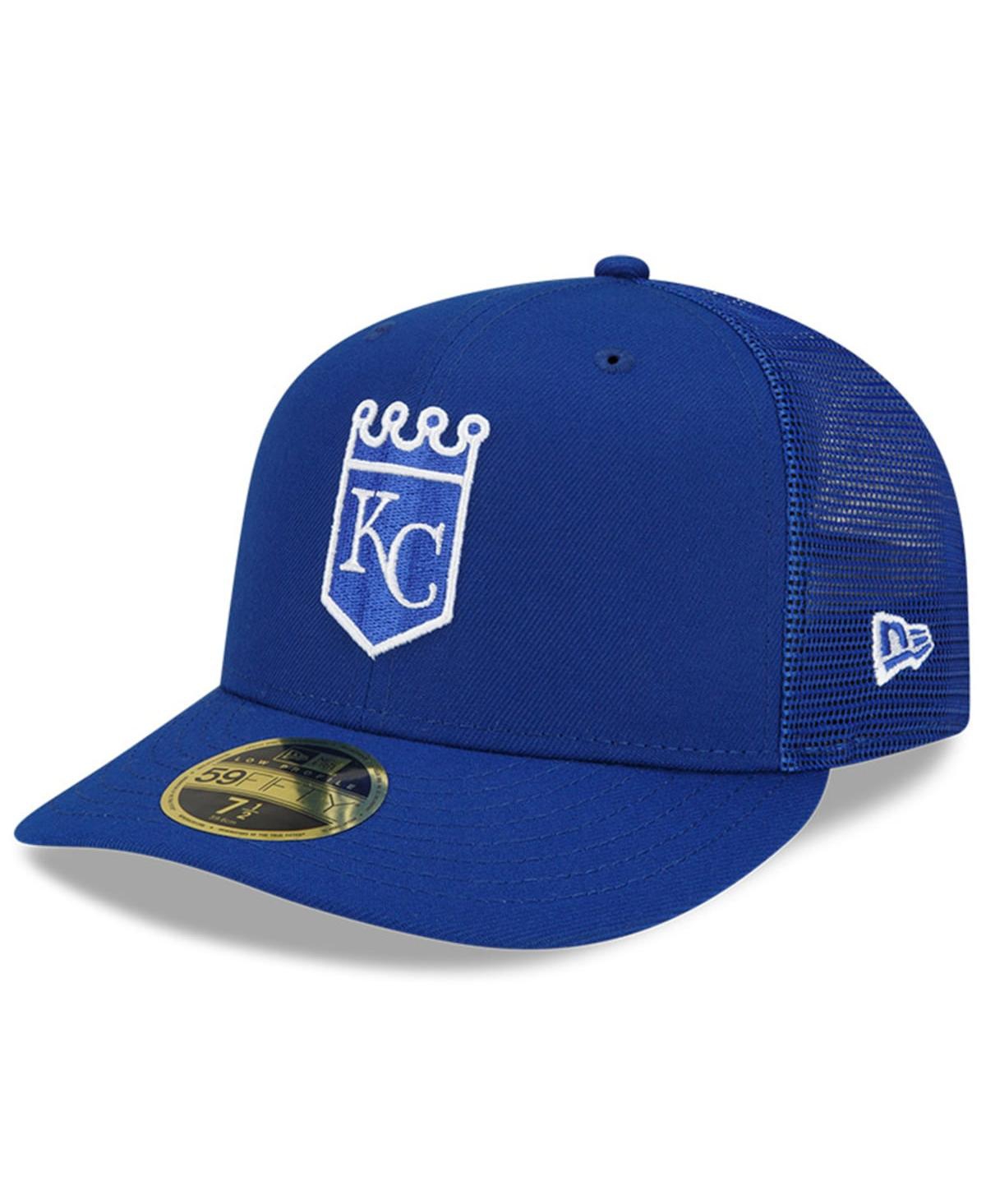 Shop New Era Men's  Royal Kansas City Royals 2022 Batting Practice Low Profile 59fifty Fitted Hat
