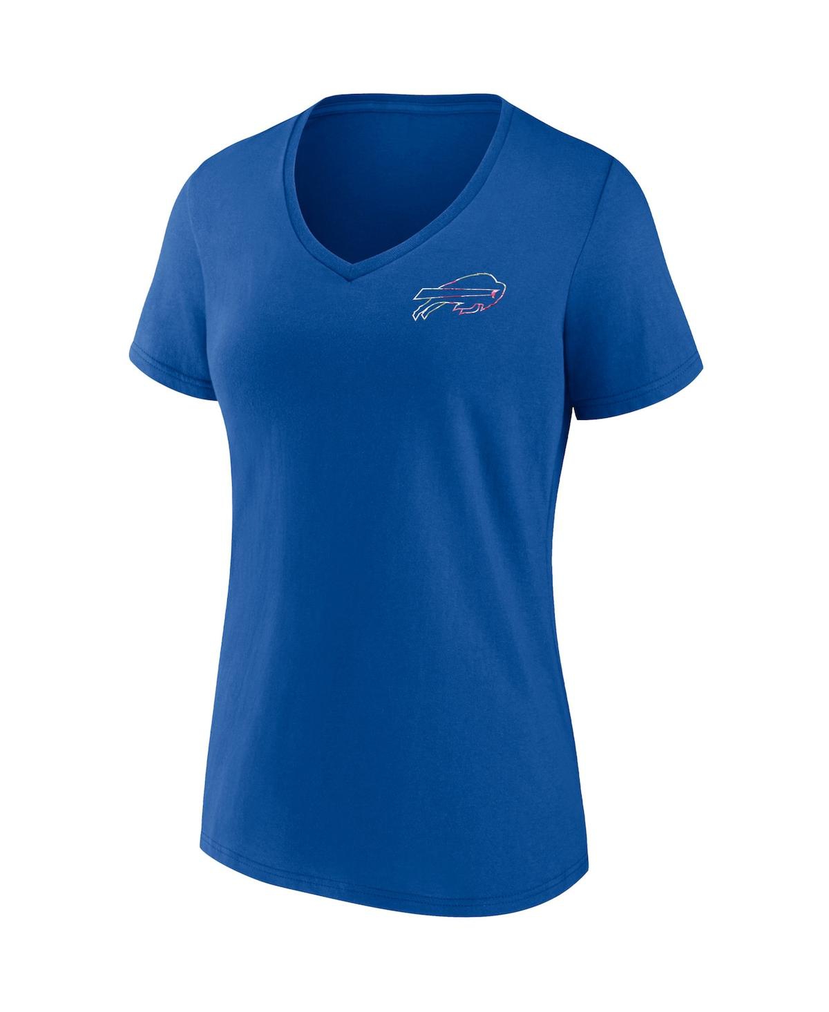 Shop Fanatics Women's  Royal Buffalo Bills Team Mother's Day V-neck T-shirt
