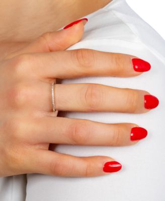 Giani Bernini Cubic Zirconia Narrow Band, Created for Macy's