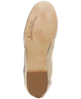 Felicia Leather Cushioned Ballet Flats