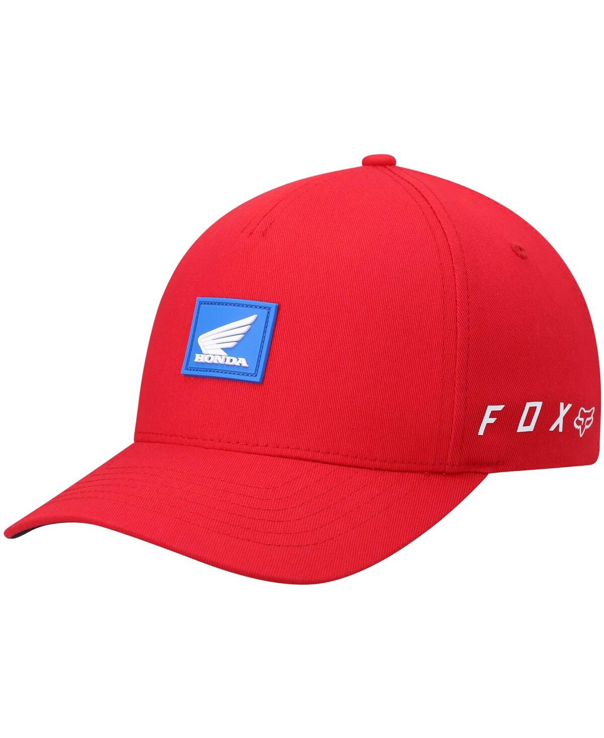 Men's Fox Red Honda Wing Flex Hat - Red
