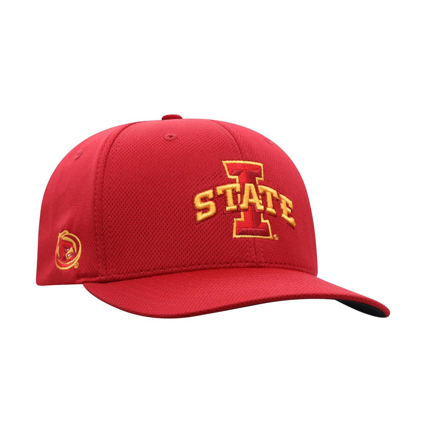 Мужская кепка Top of the World Cardinal Iowa State Cyclones Reflex Logo Flex Hat — фото 4