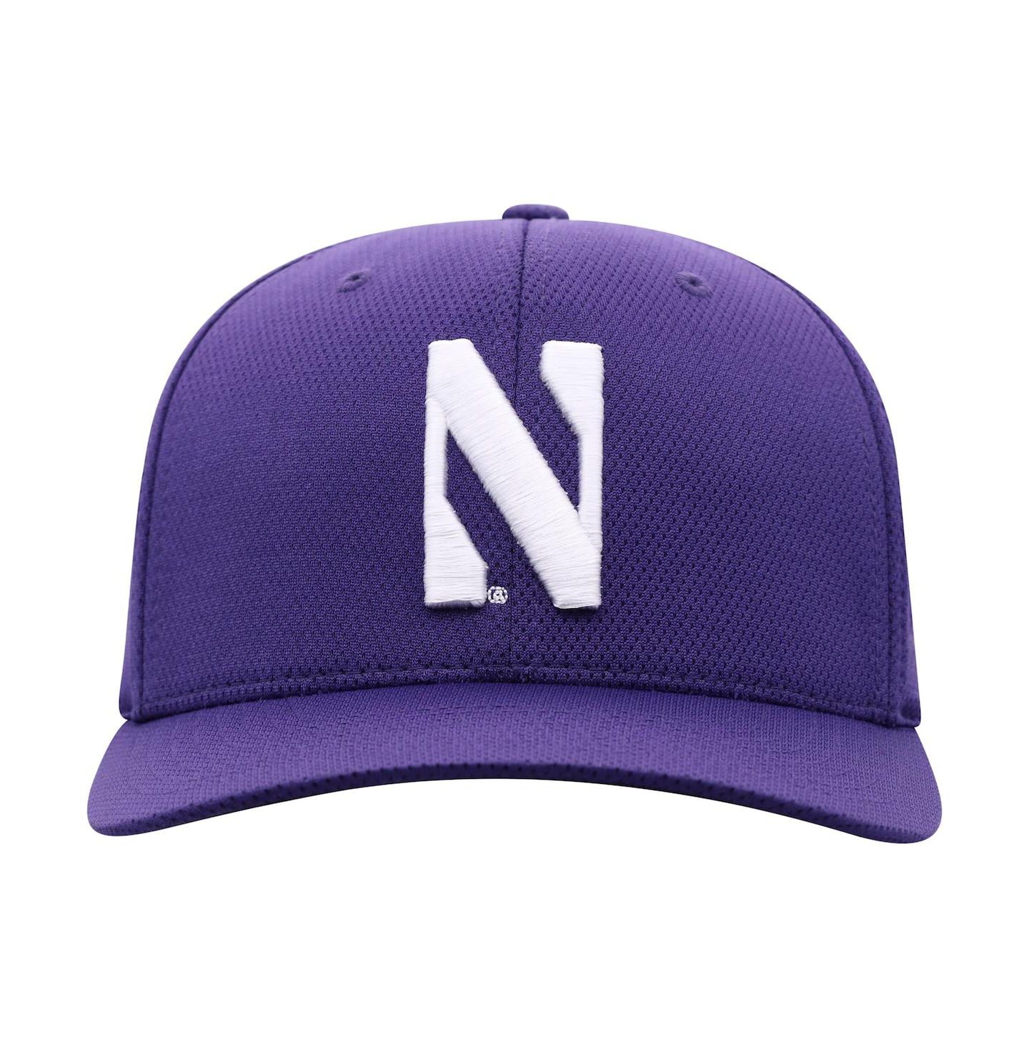 Мужская кепка Top of the World Purple Northwestern Wildcats Reflex Logo Flex Hat — фото 5