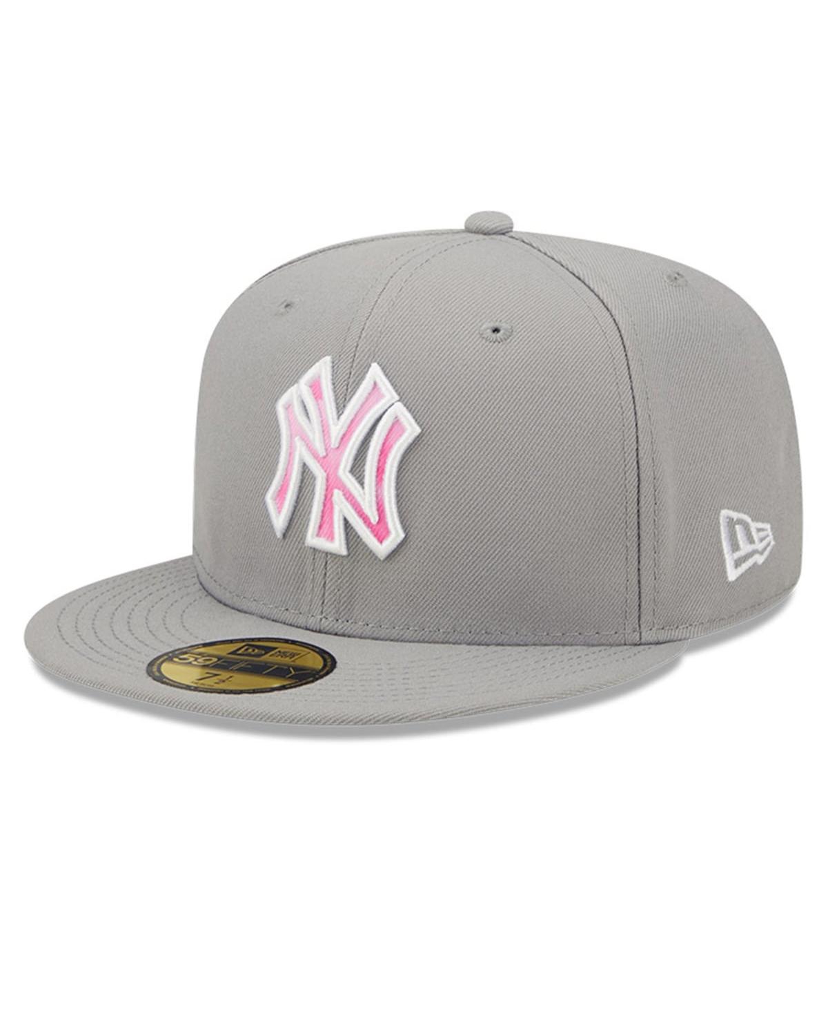 New Era Men's  Gray New York Yankees 2022 Mother's Day On-field 59fifty Fitted Hat