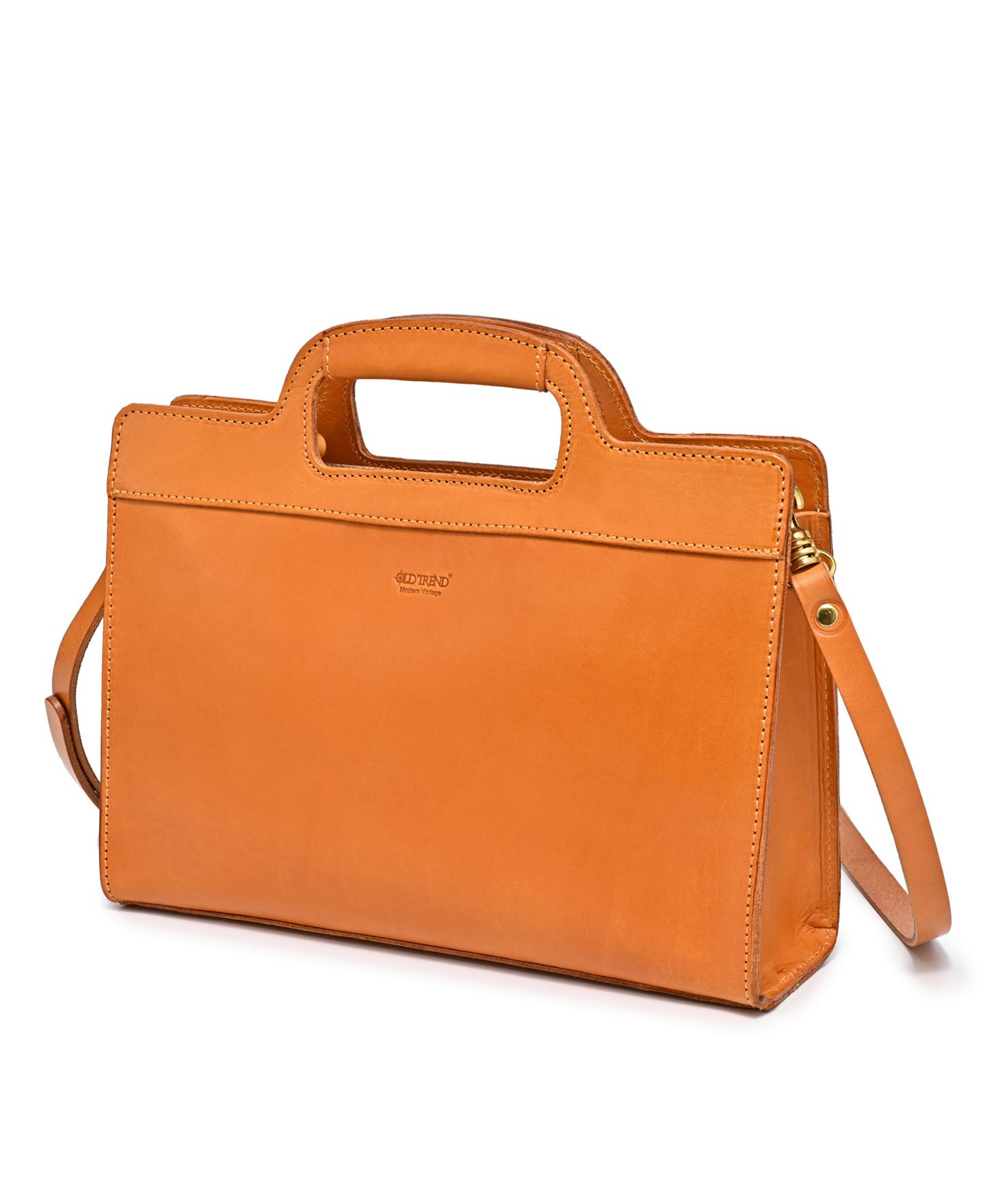 Женская сумка OLD TREND Genuine Leather Sleek Creek Crossbody, цвет: Каштановый — фото 4