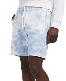 Men's Cloud Tie Dye-Print Shorts 