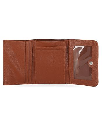 Giani Bernini Brown Softy Leather Trifold Wallet