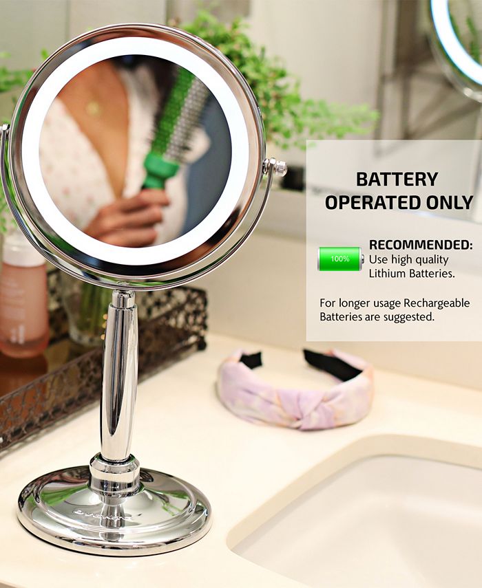 OVENTE Lighted 3in1 Makeup Mirror Tabletop Macy's
