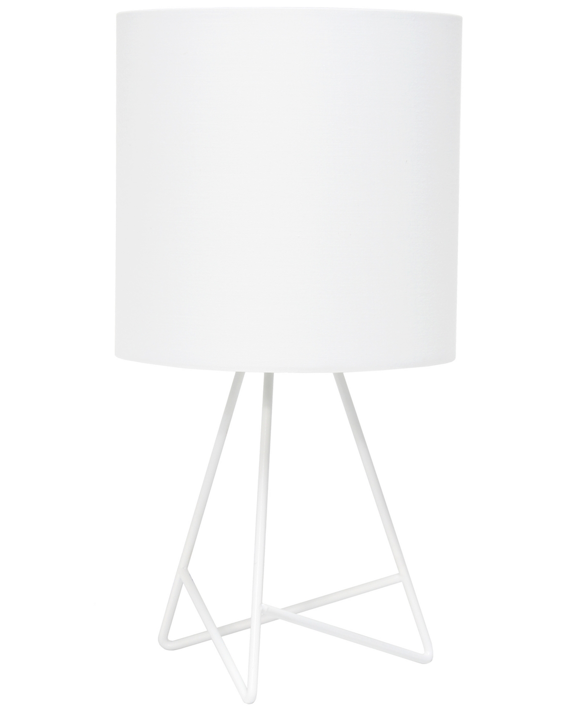 Simple Designs Down To The Wire Table Lamp In White