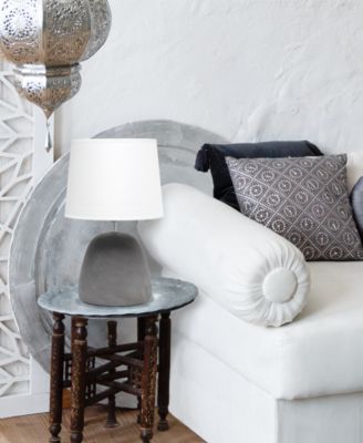 Round Concrete Table Lamp