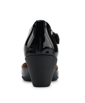 Women's Clarice Mary Jane Block Heel Pumps