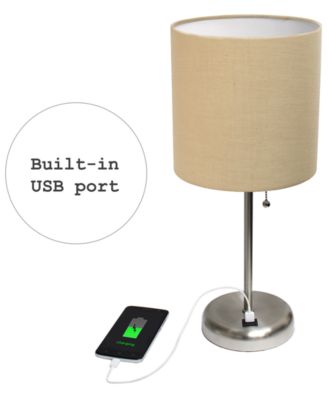 Stick Lamp with USB Charging Port