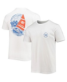 Men's White Florida Gators Game Day Coastal Sailing T-shirt