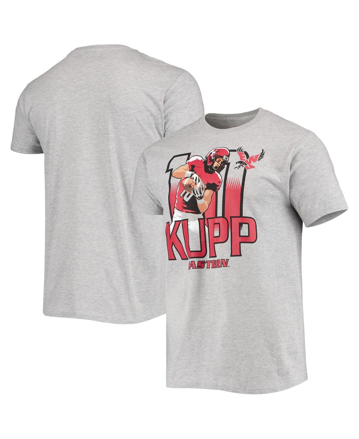 Shop Retro Brand Men's Original  Cooper Kupp Heathered Gray Eastern Washington Eagles Player T-shirt