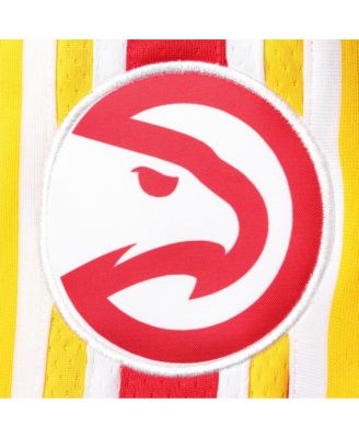 Men's Red, Gold Atlanta Hawks 2020/21 Association Edition Performance Swingman Shorts