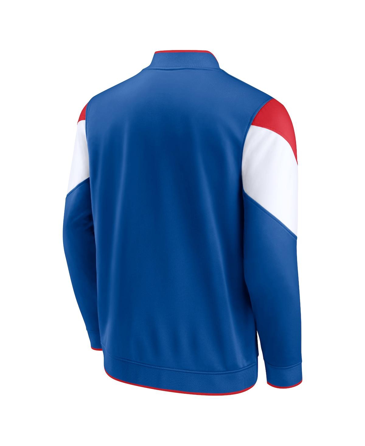 Shop Fanatics Men's  Royal Philadelphia 76ers League Best Performance Full-zip Jacket